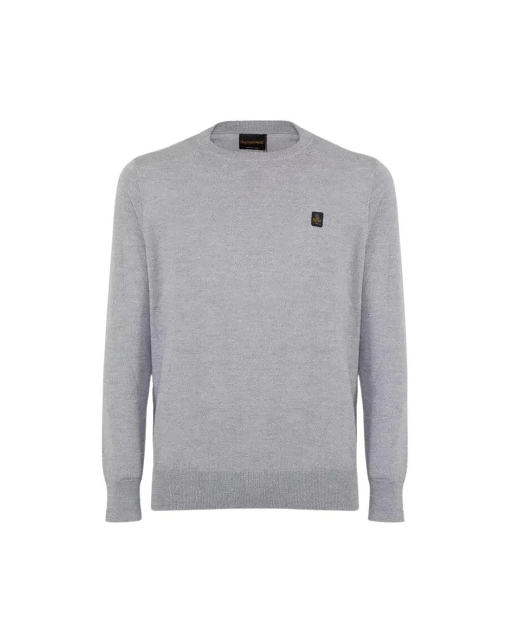 Refrigiwear Gray Long Sleeve T-Shirts for men