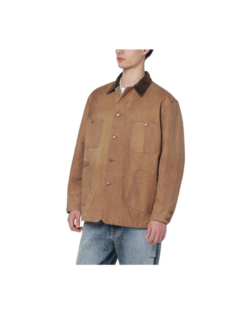 Needles Brown Light Jackets for men