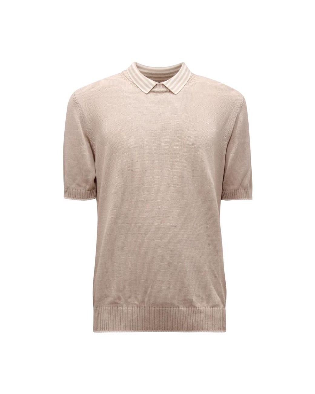 Eleventy Natural Polo Shirts for men