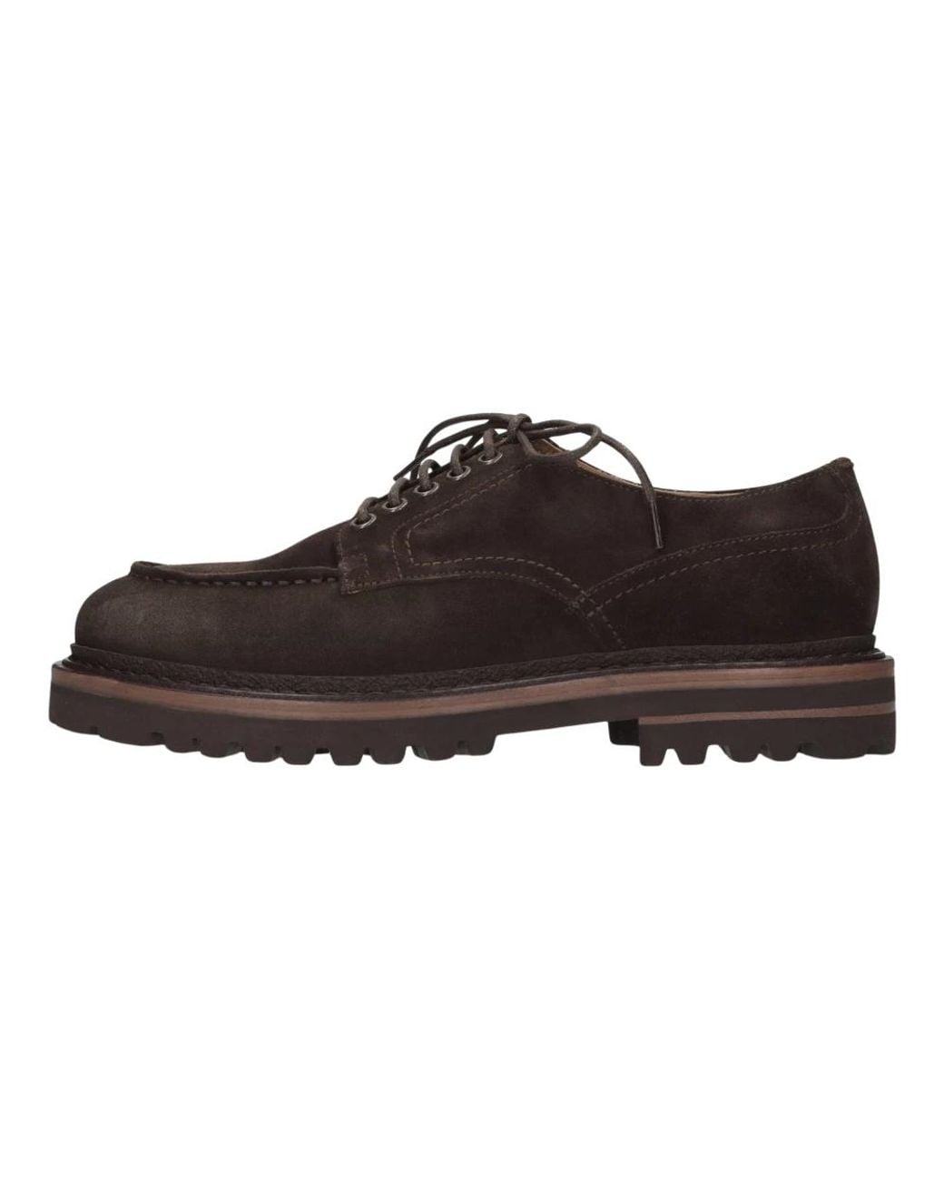 Henderson Brown Laced Shoes for men