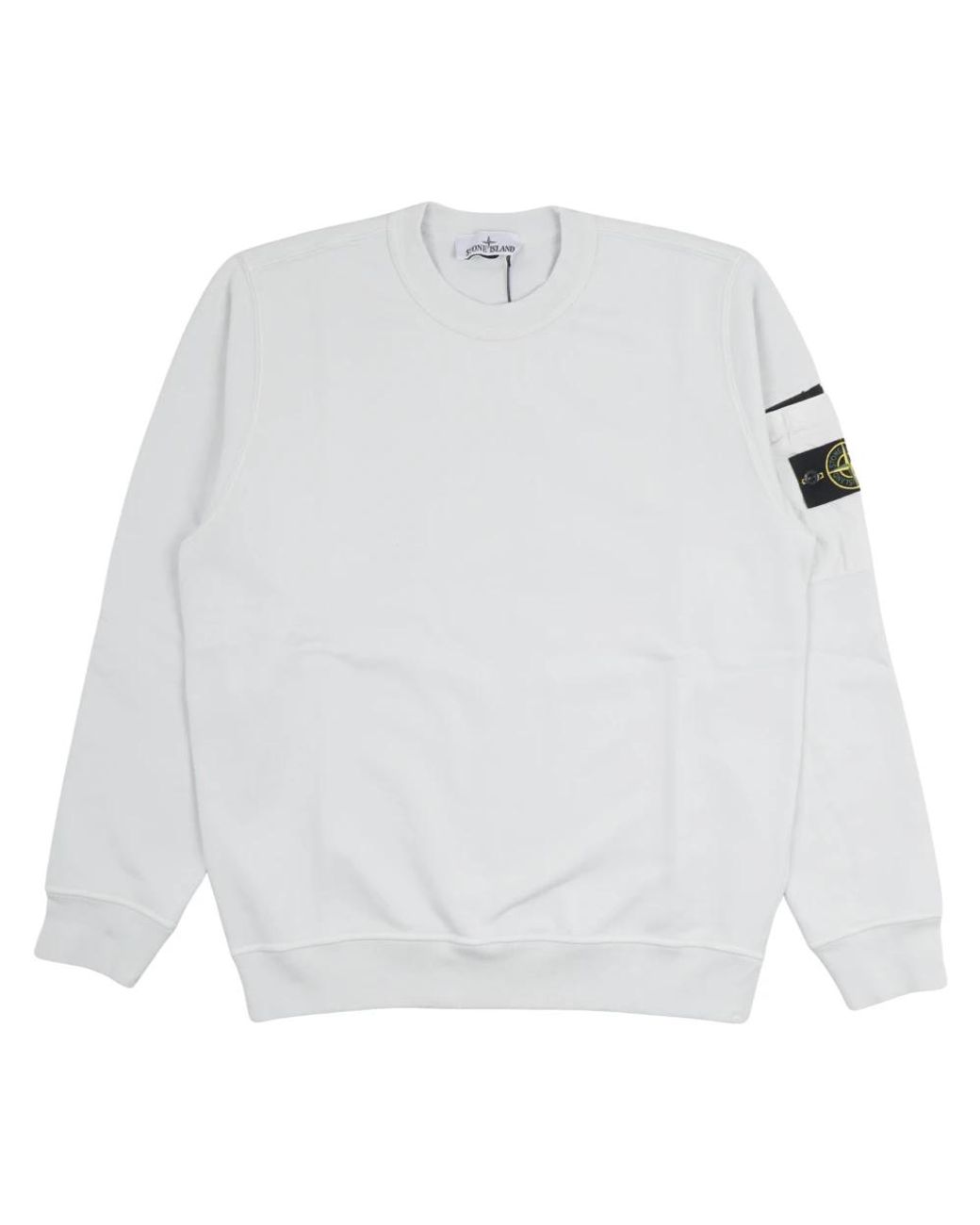 Stone Island White Sweatshirts for men