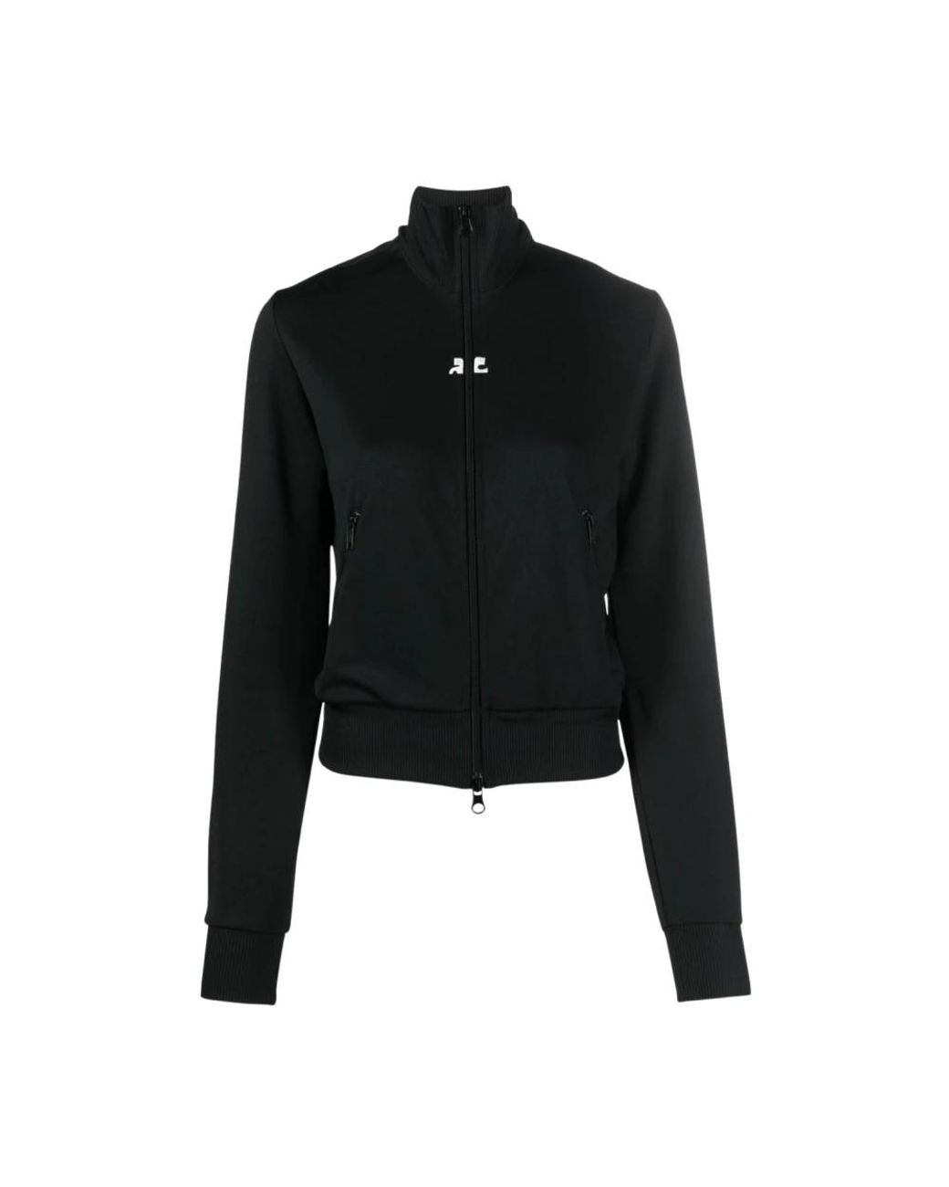 Courreges Black Zip-Throughs