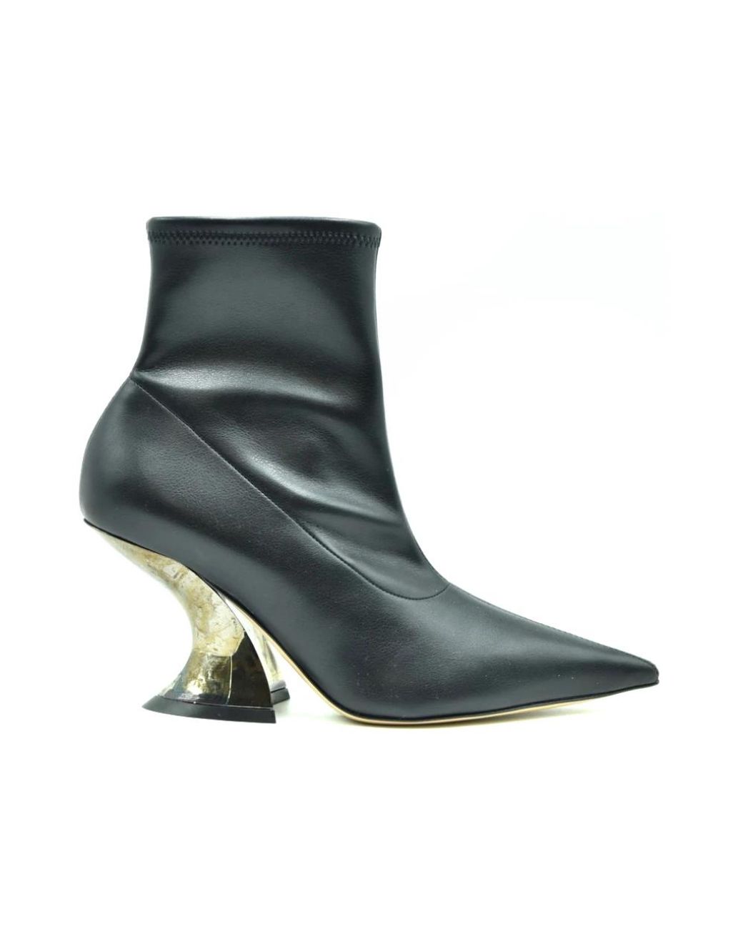 Casadei Gray Leder stiefeletten