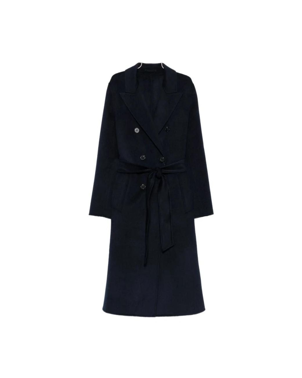 Marella Blue Belted Coats