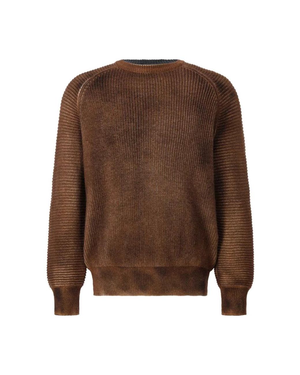 Avant Toi Brown Round-Neck Knitwear for men