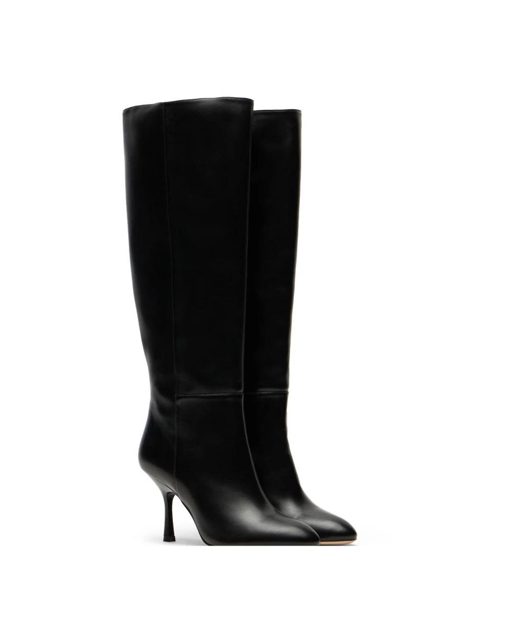 Stuart Weitzman Black Heeled Boots