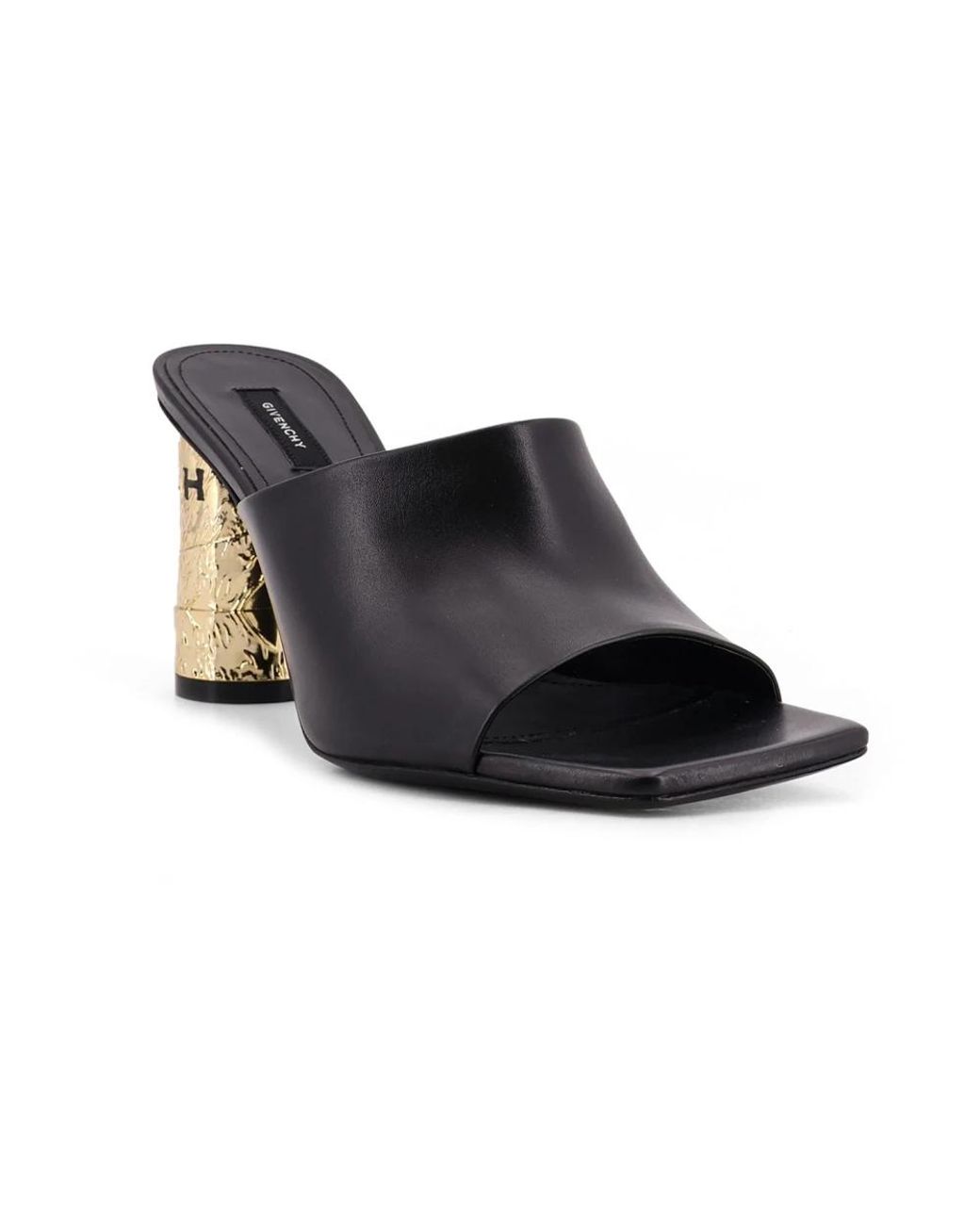 Givenchy Black Heeled Mules