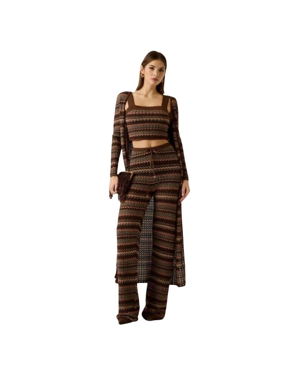 Marciano Brown Long Knitwear