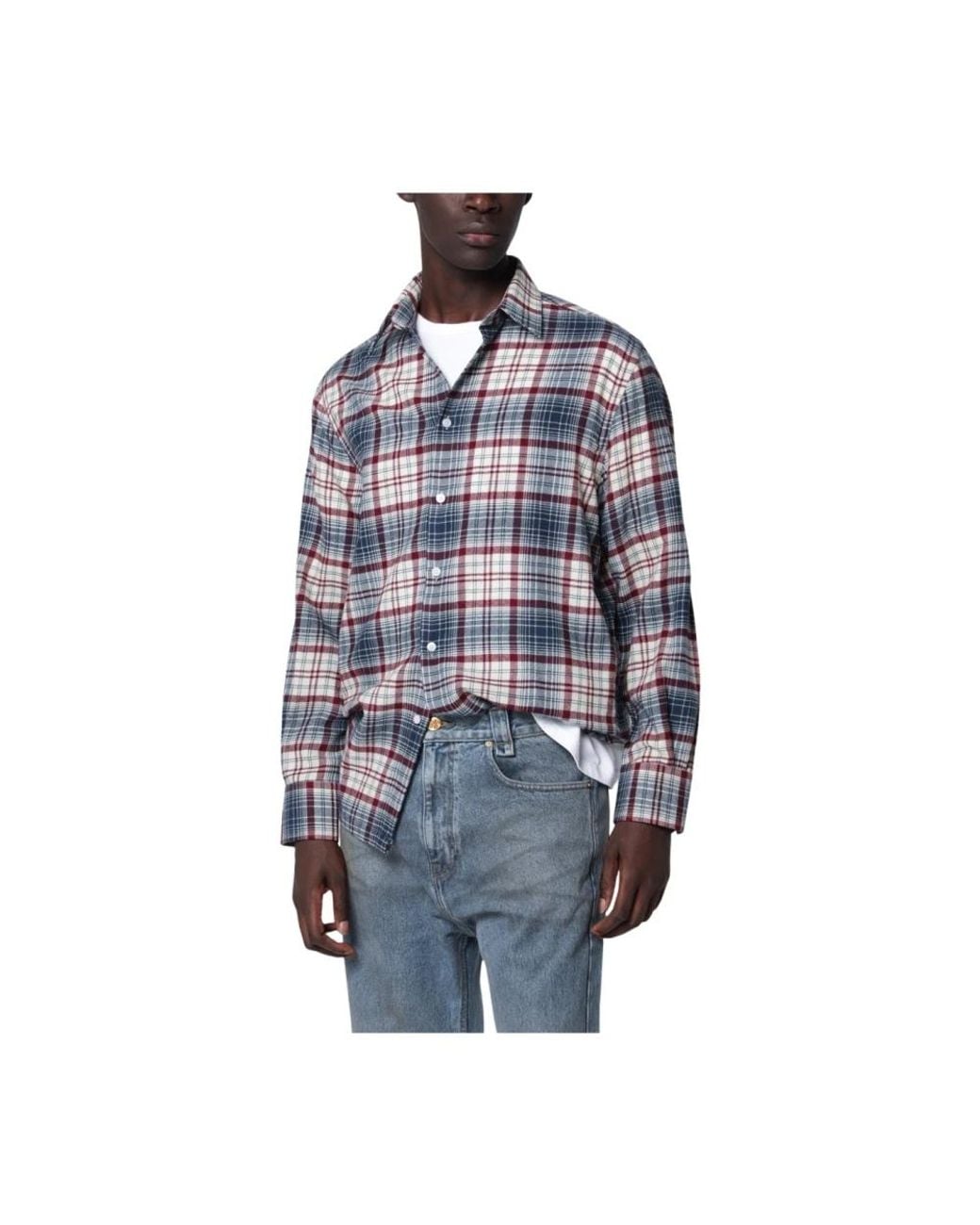 Willy Chavarria Blue Casual Shirts for men