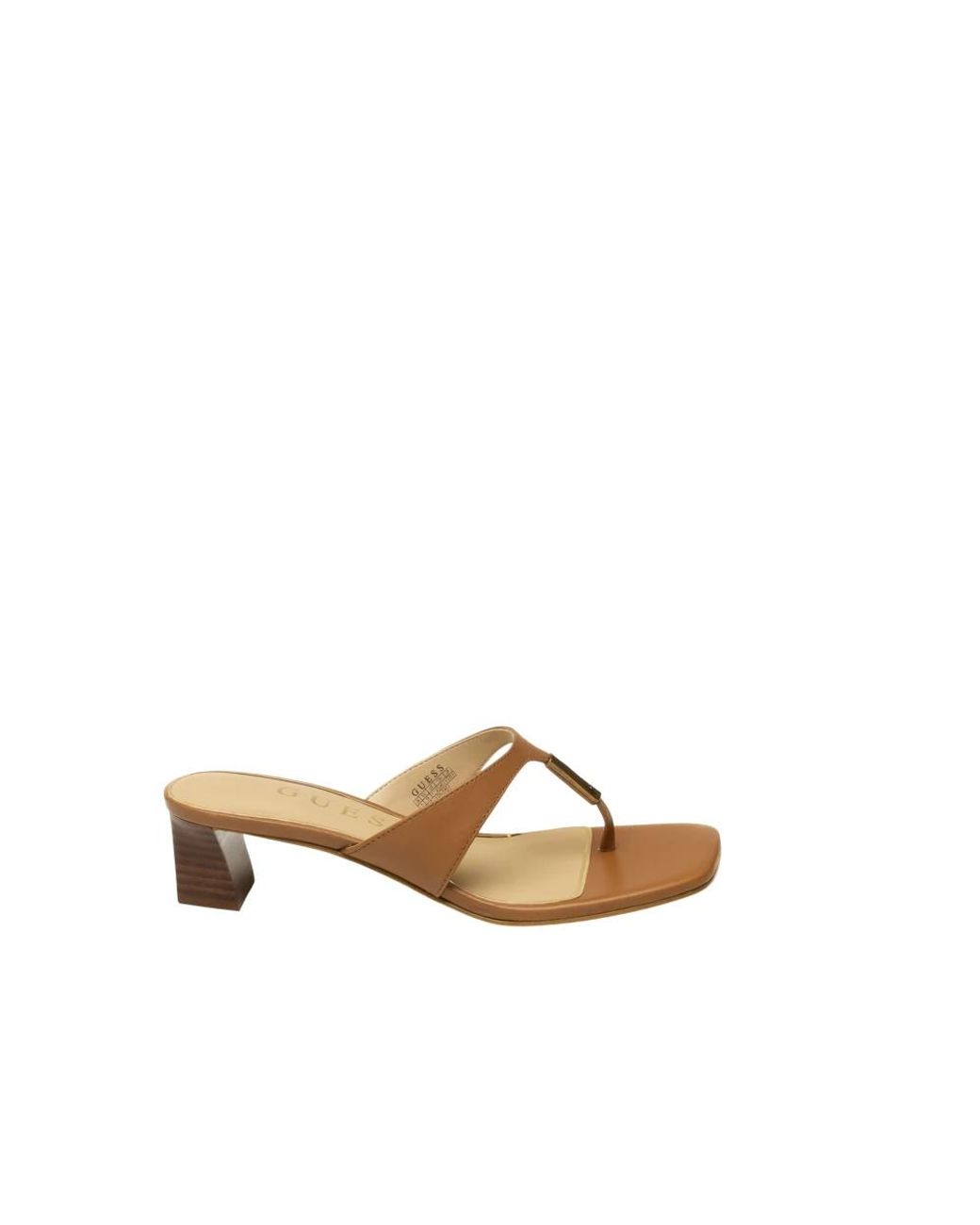 Guess Brown Heeled Mules
