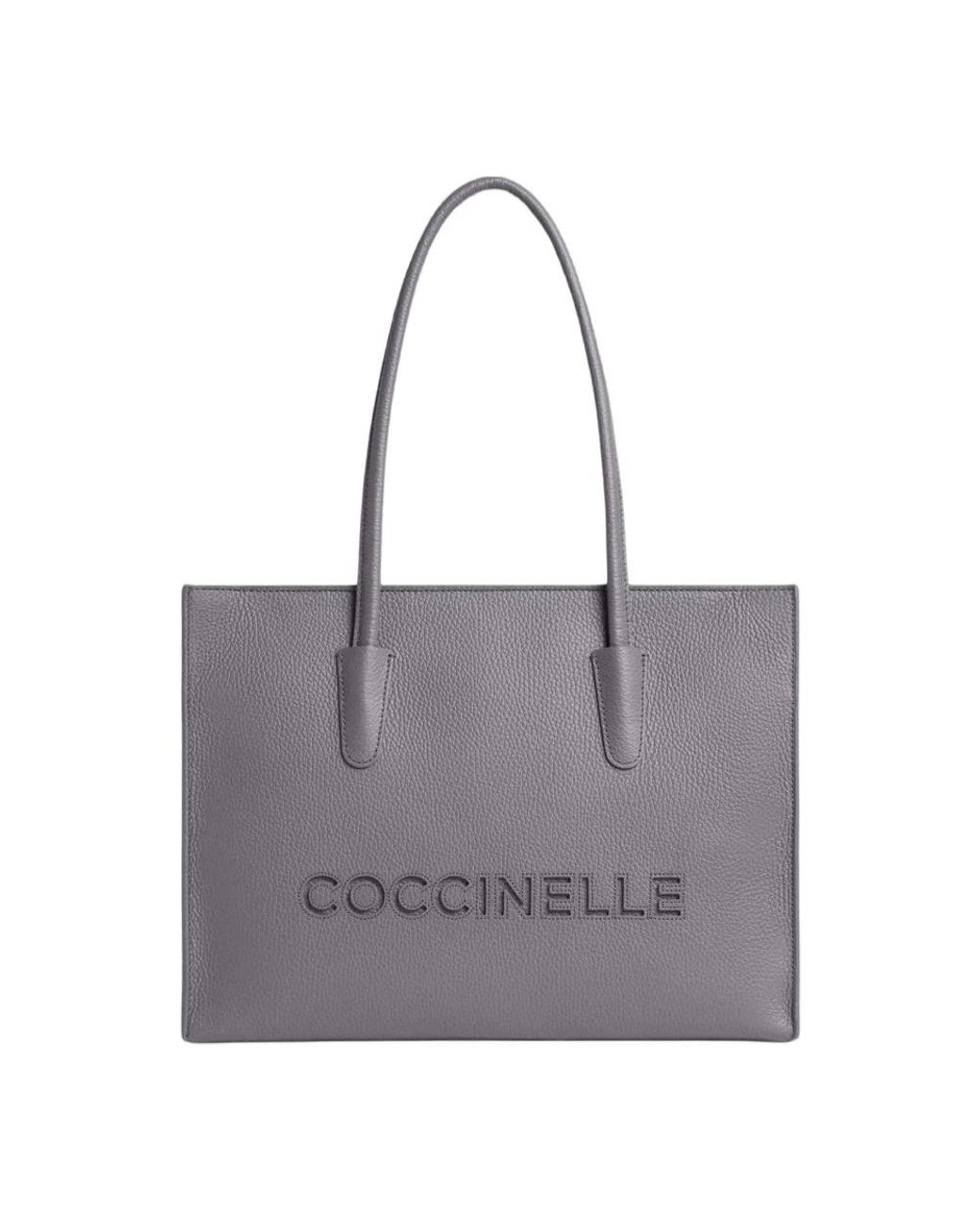 Coccinelle Gray Shopping Bags
