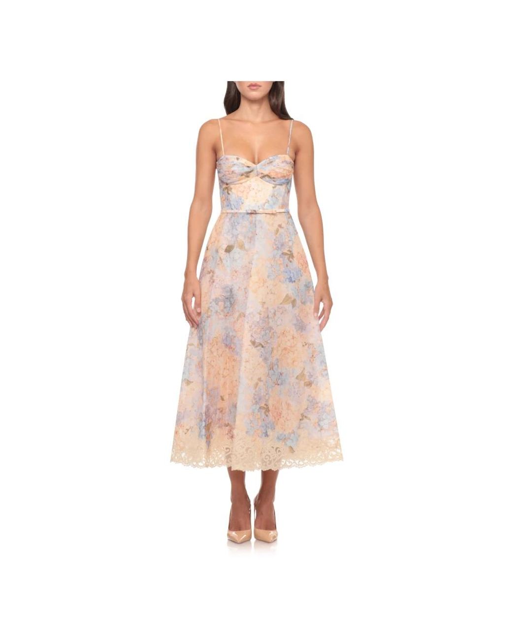 Zimmermann Pink Midi Dresses