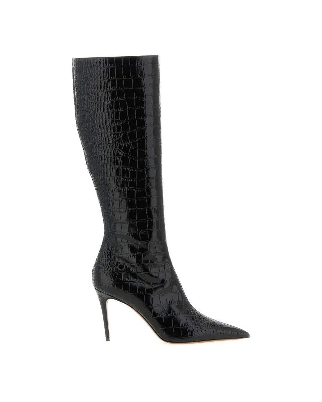 Paris Texas Black Heeled Boots