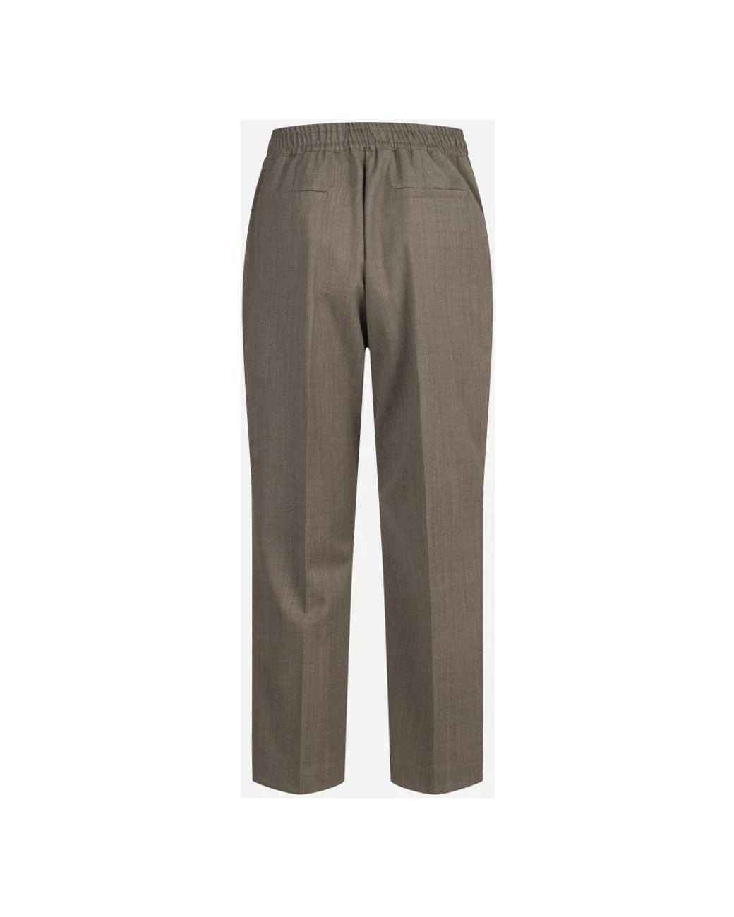 Jucca Gray Straight Trousers