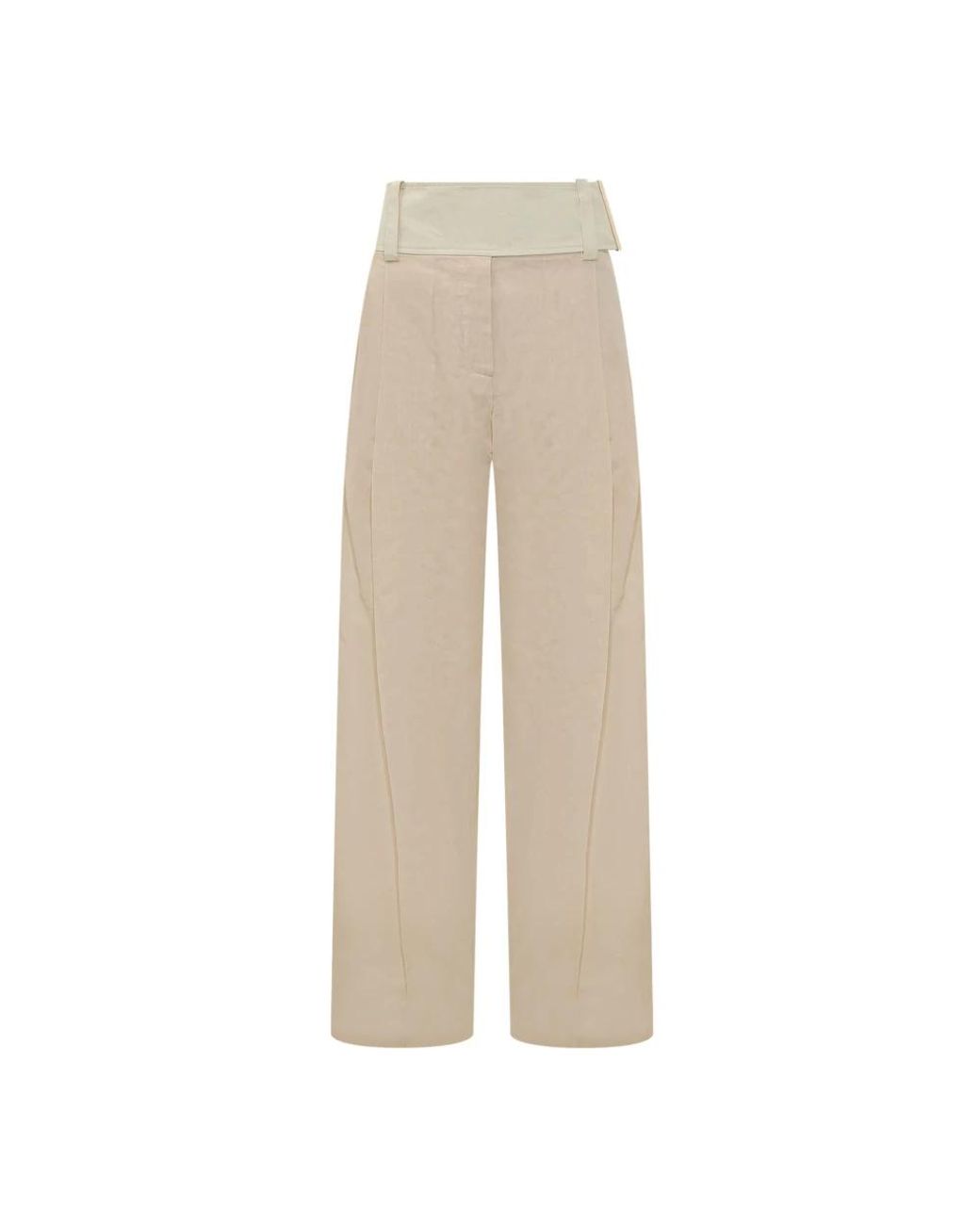 Sportmax Natural Wide Trousers
