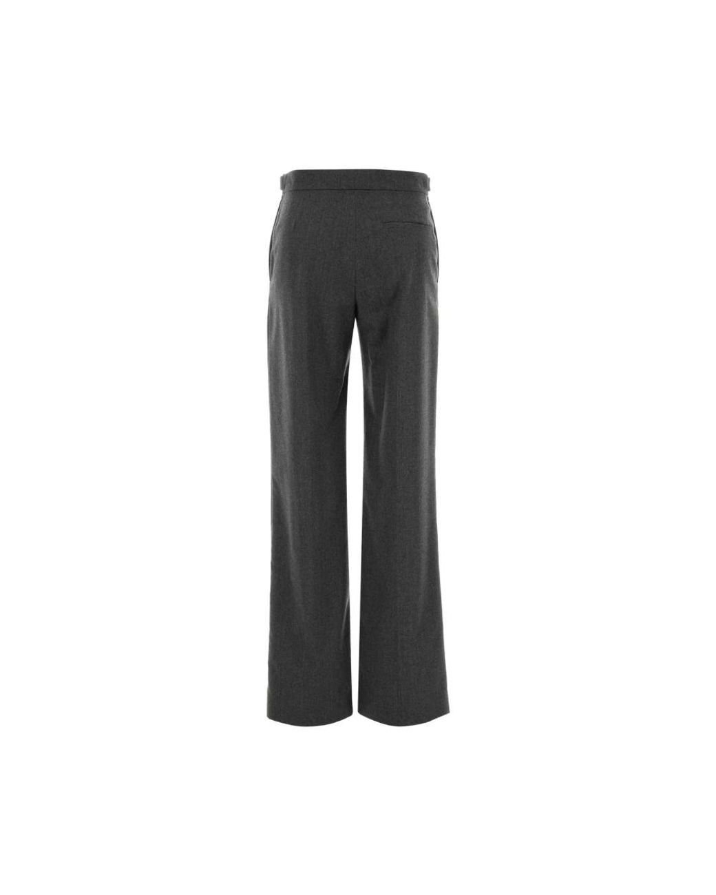 Stella McCartney Gray Wide Trousers