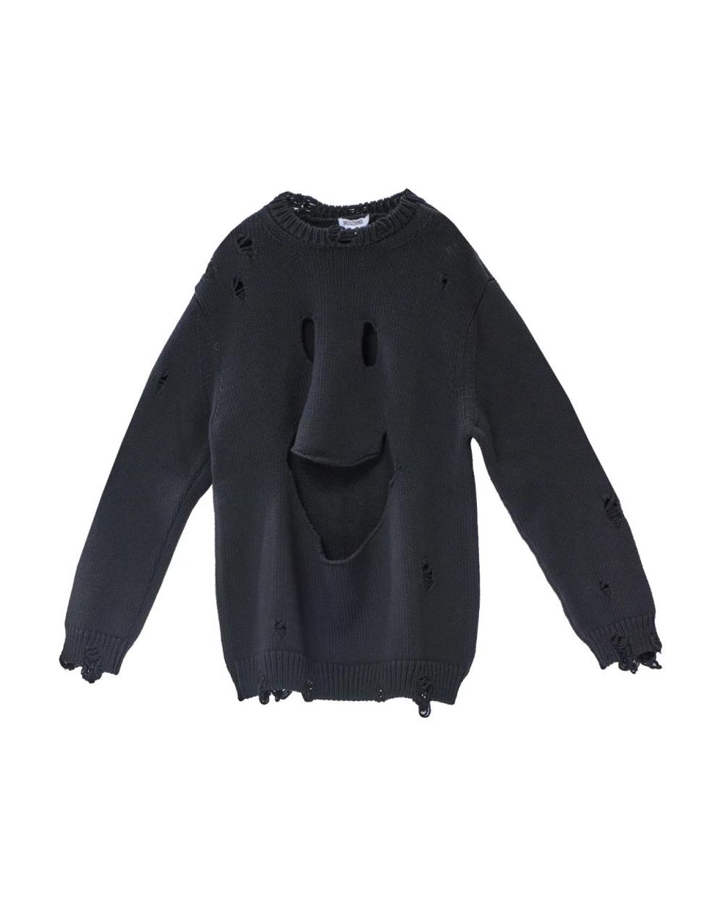 Moschino Blue Round-Neck Knitwear
