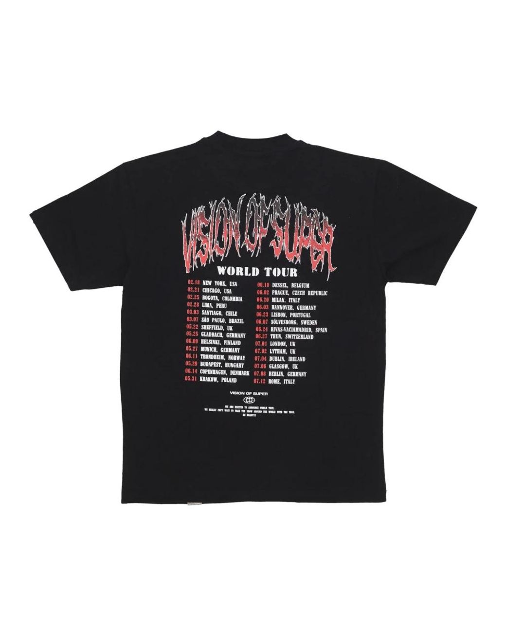 Vision Of Super Black T-Shirts for men
