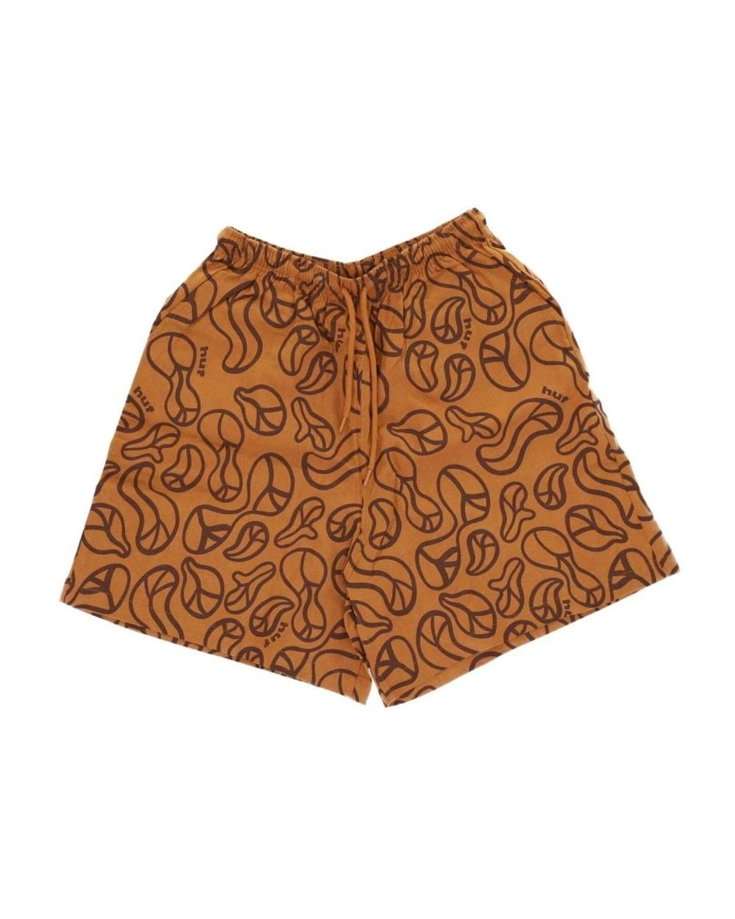 Huf Brown Casual Shorts