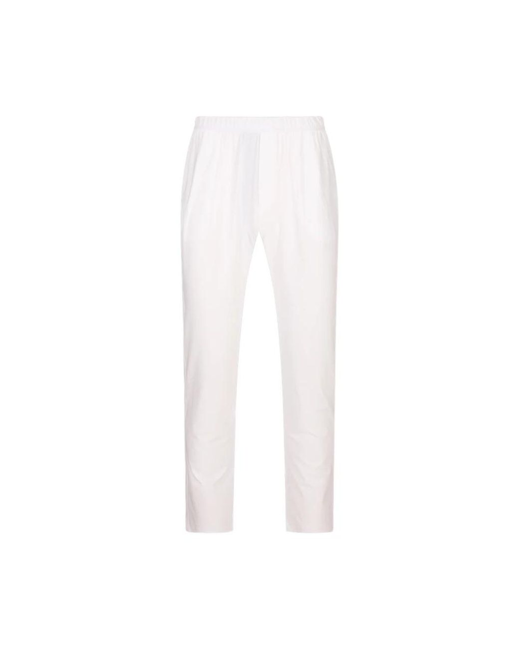 Kiton White Slim-Fit Trousers for men