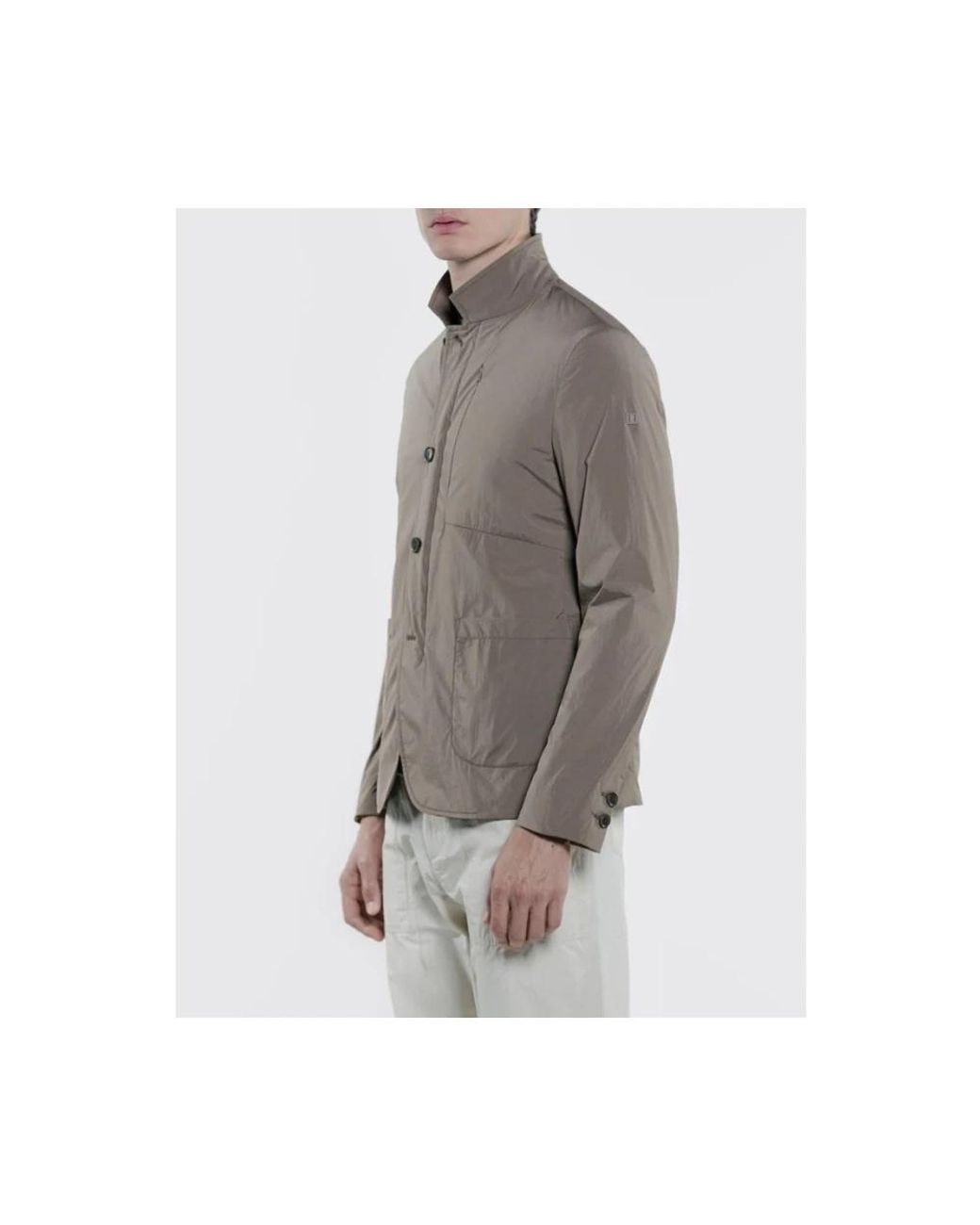 DUNO Gray Light Jackets for men
