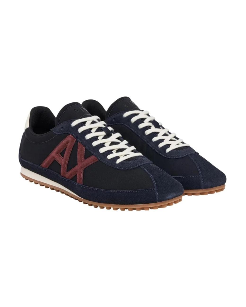 ARMANI EXCHANGE Blue Sneakers for men