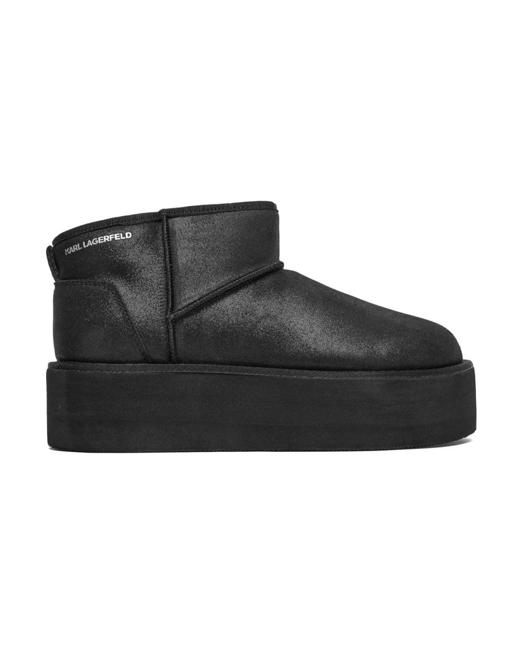 Karl Lagerfeld Black Winter Boots