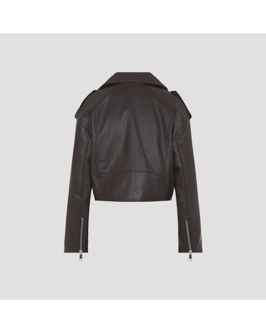 Yves Salomon Black Leather Jackets