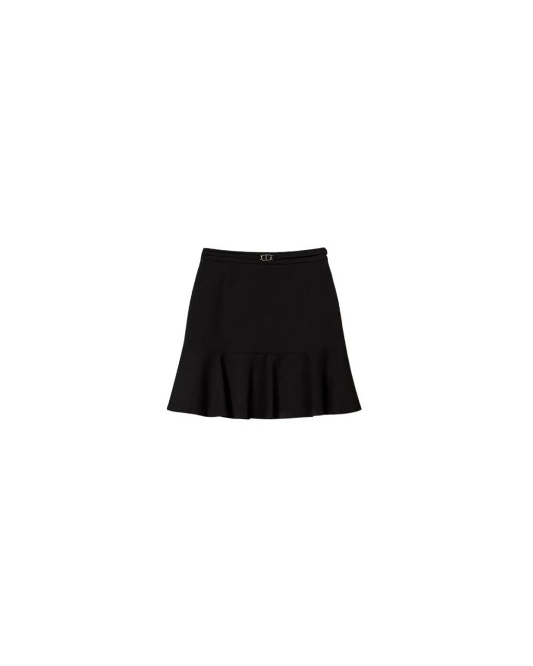 Twinset Black Short Skirts