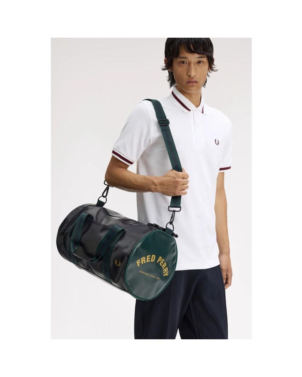 Weekend Bags di Fred Perry in Black da Uomo