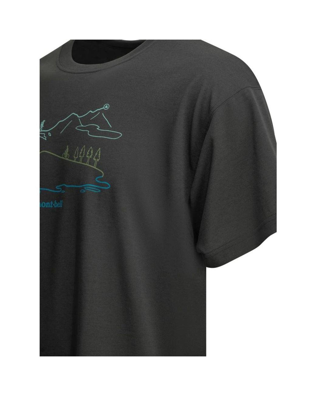 Montbell Black T-Shirts for men