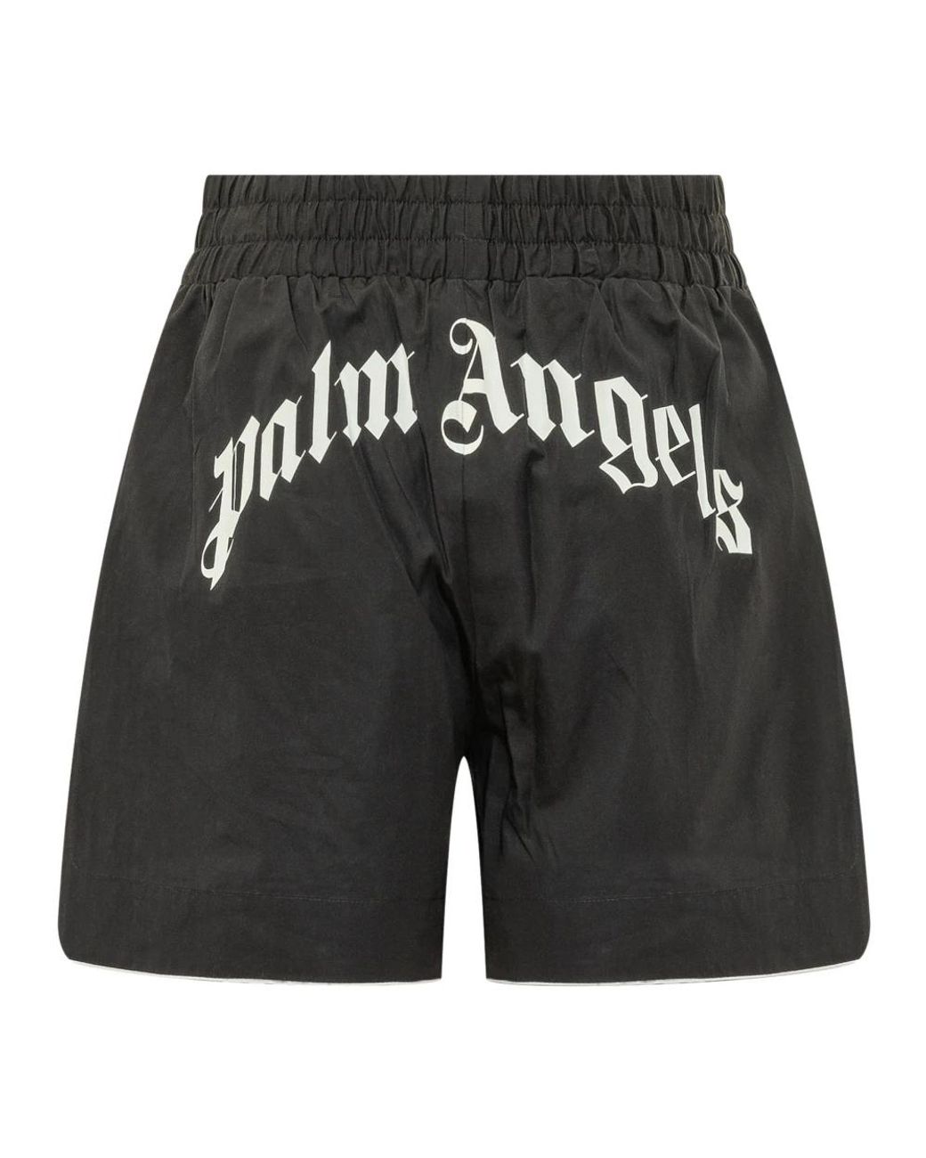Palm Angels Black Casual Shorts