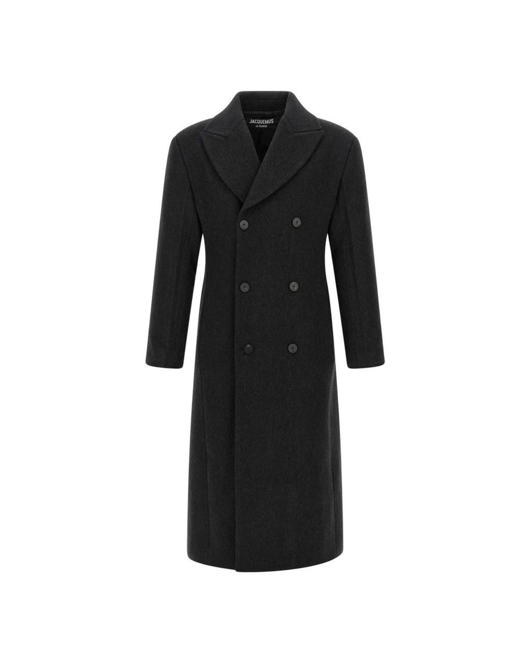 Jacquemus Black Double-Breasted Coats for men