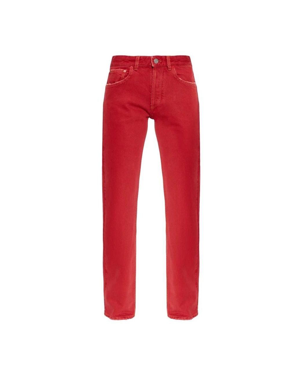 Isabel Marant Daya Regular Jeans in het Red