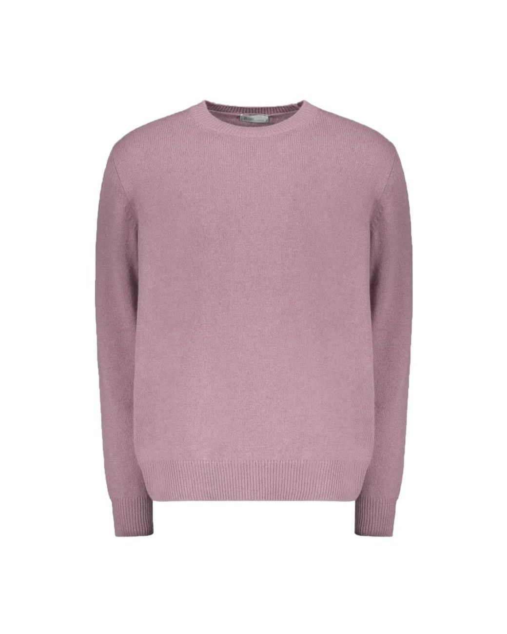 Herno Cashmere Trui in het Purple voor heren