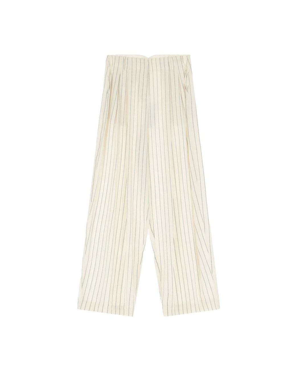 Imperial White Wide Trousers