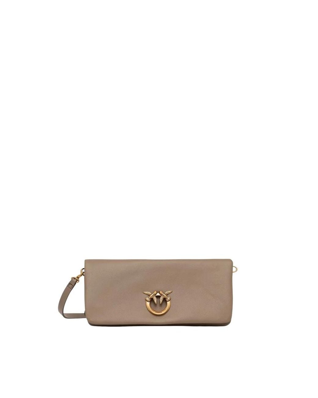 Pinko Brown Click Soft Horizontal Mini