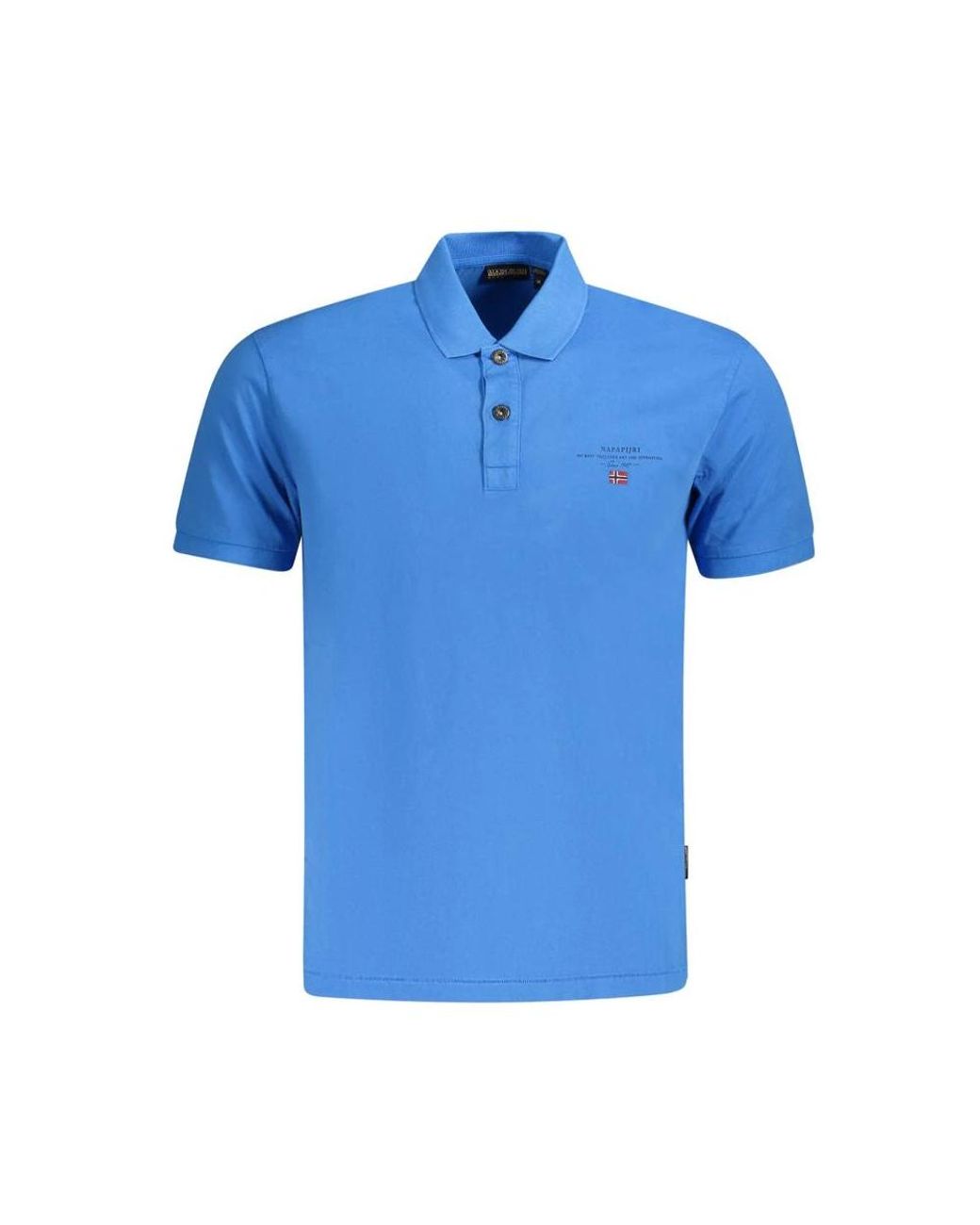 Napapijri Blue Polo Shirts for men