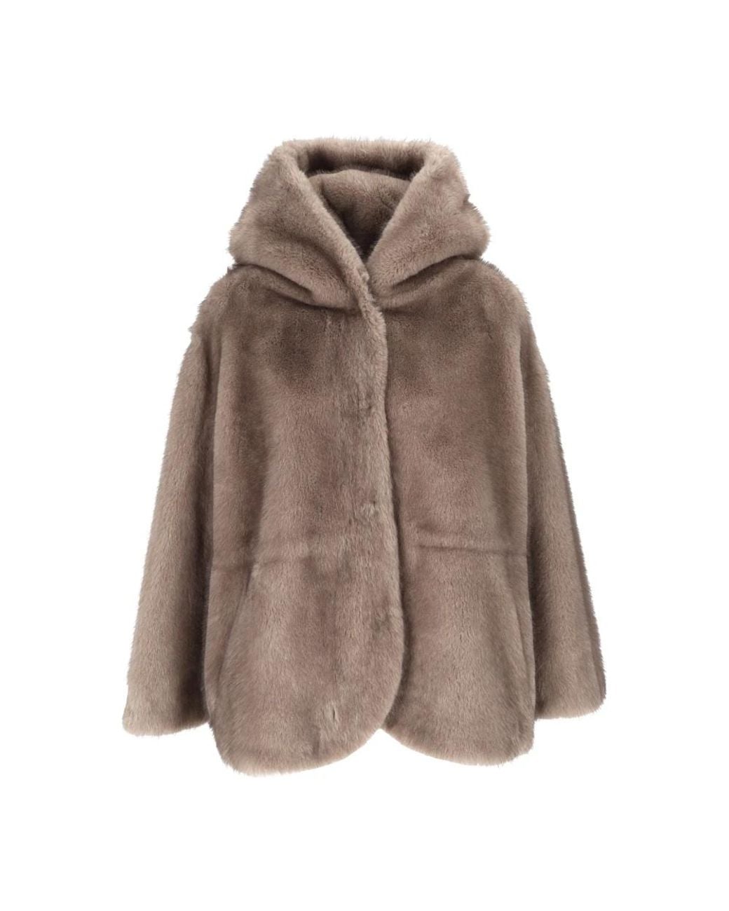 Bully Brown Faux Fur & Shearling Jackets