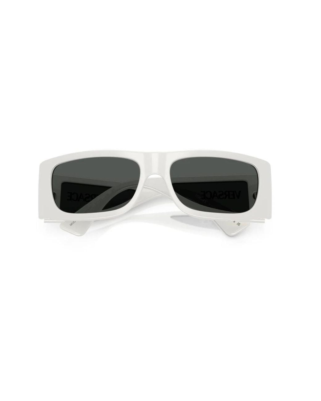 Versace White Logo-Plaque Sunglasses for men