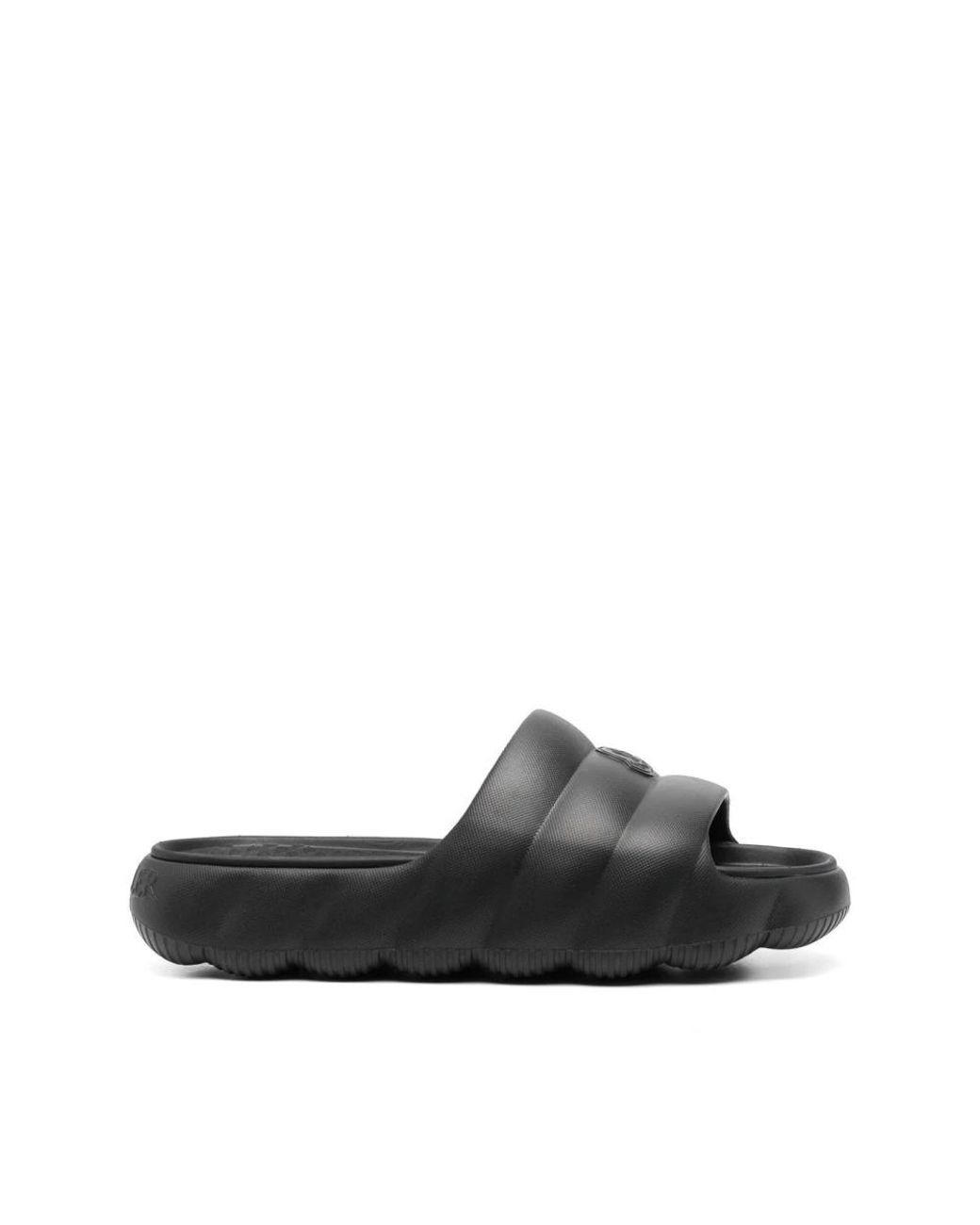 Sliders Moncler en coloris Black