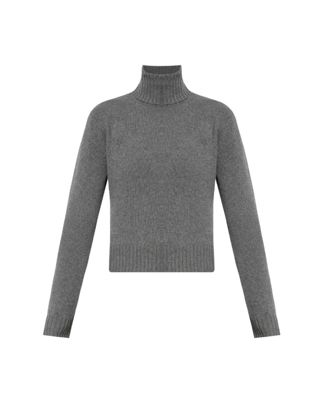 AMI Gray Cashmere Knitwear