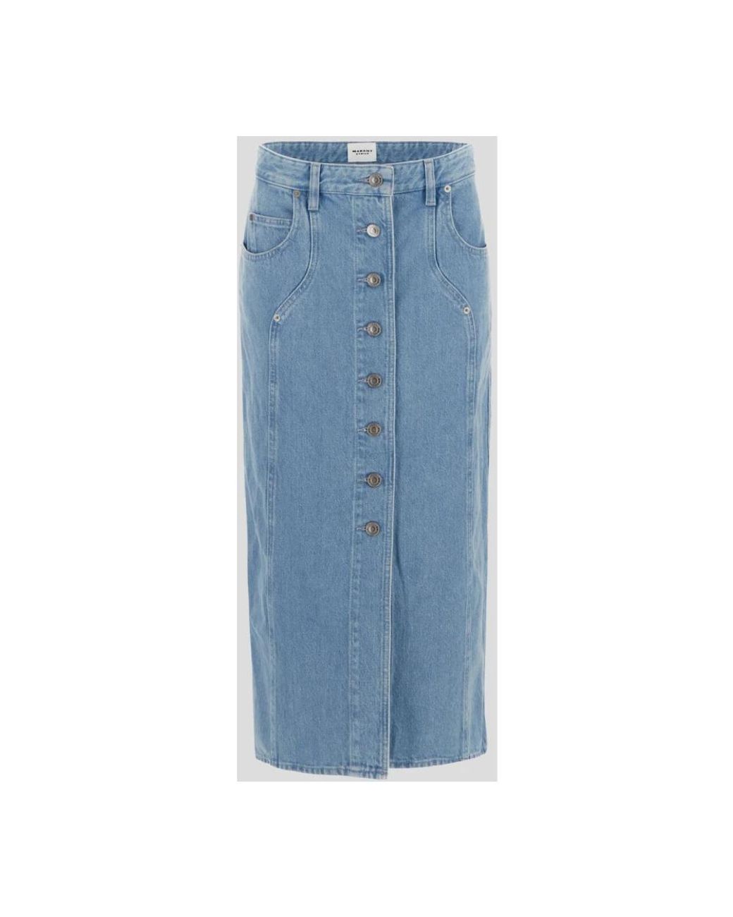 Isabel Marant Blue Denim Skirts