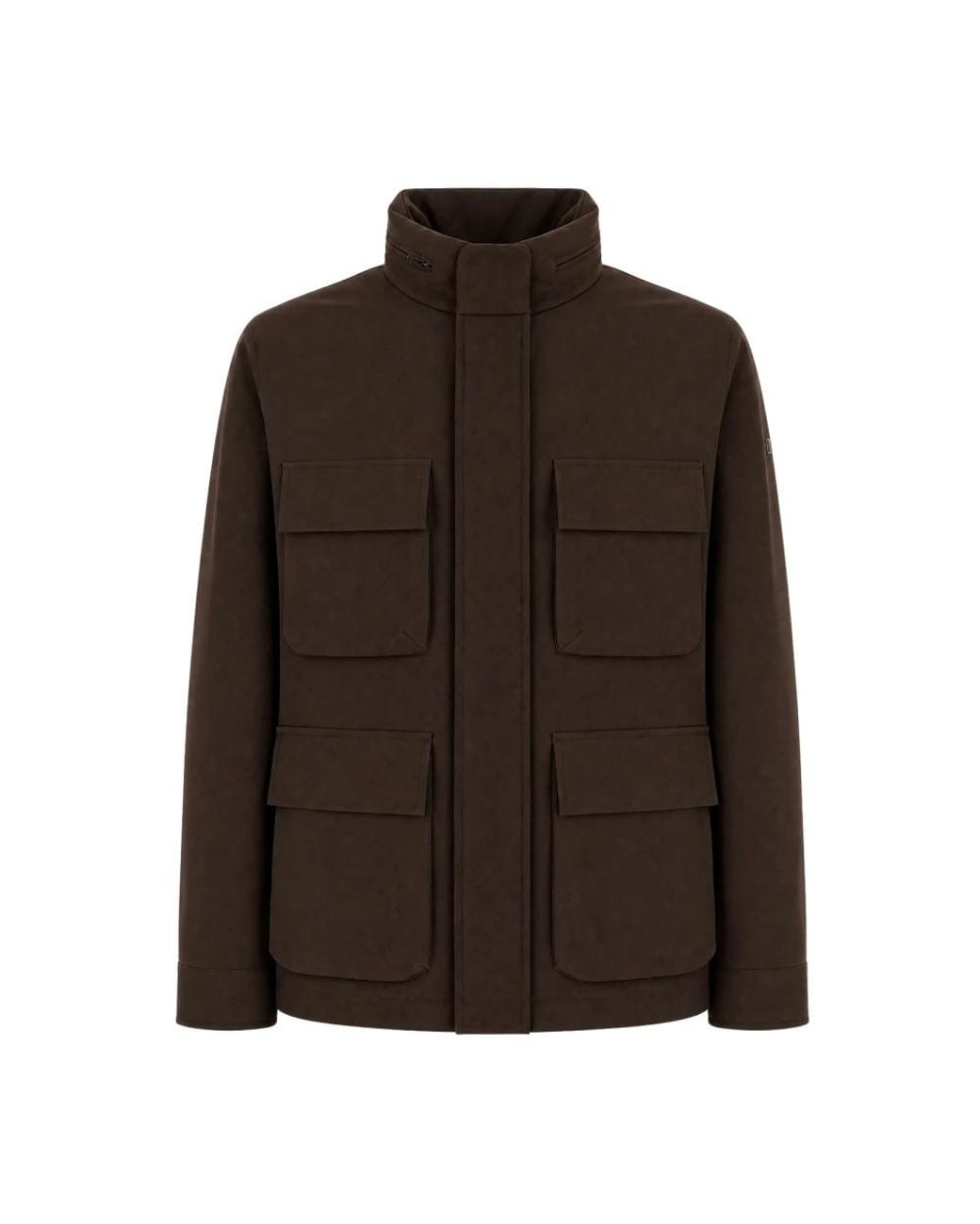 DUNO Brown Light Jackets for men