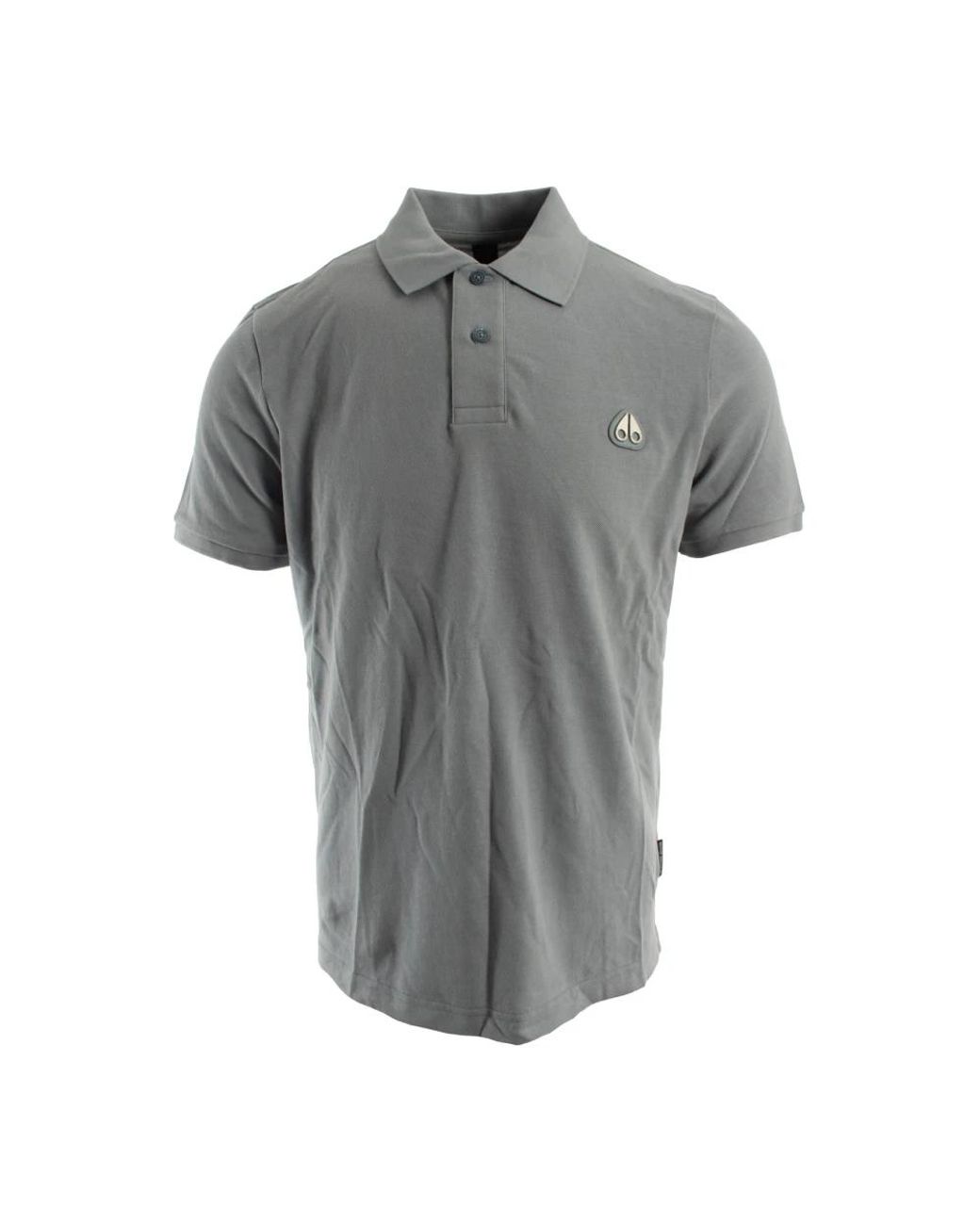 Moose Knuckles Gray Polo Shirts for men