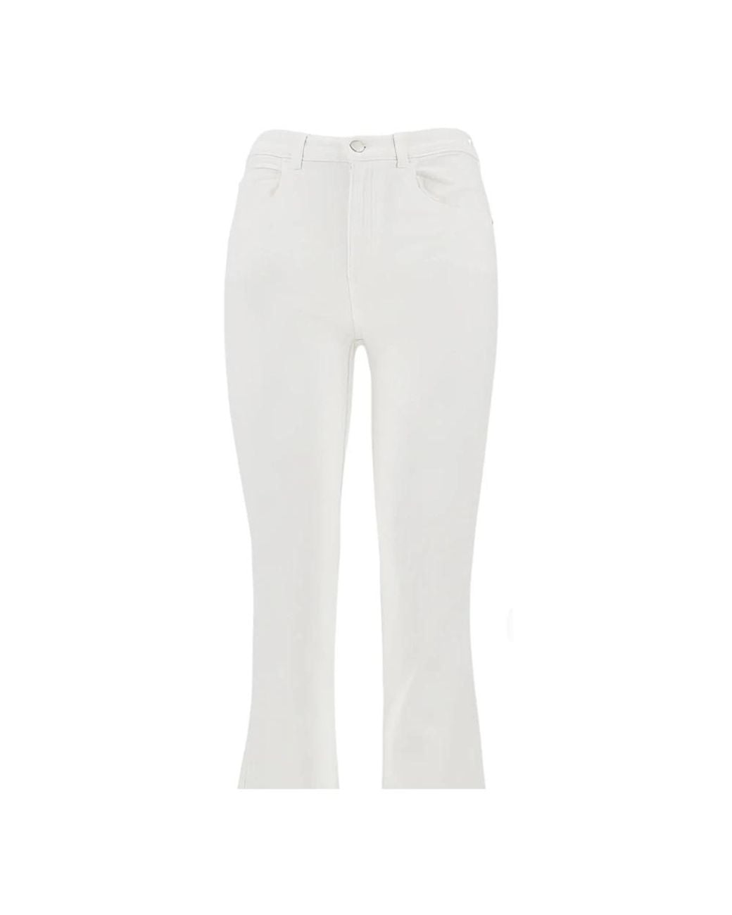 Emporio Armani White Flare Jeans