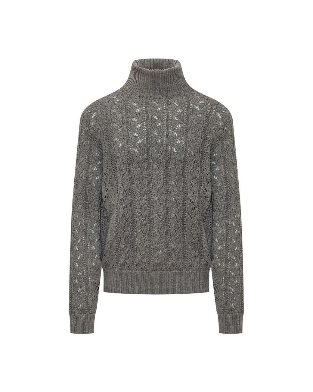 Amaranto Gray Turtlenecks for men