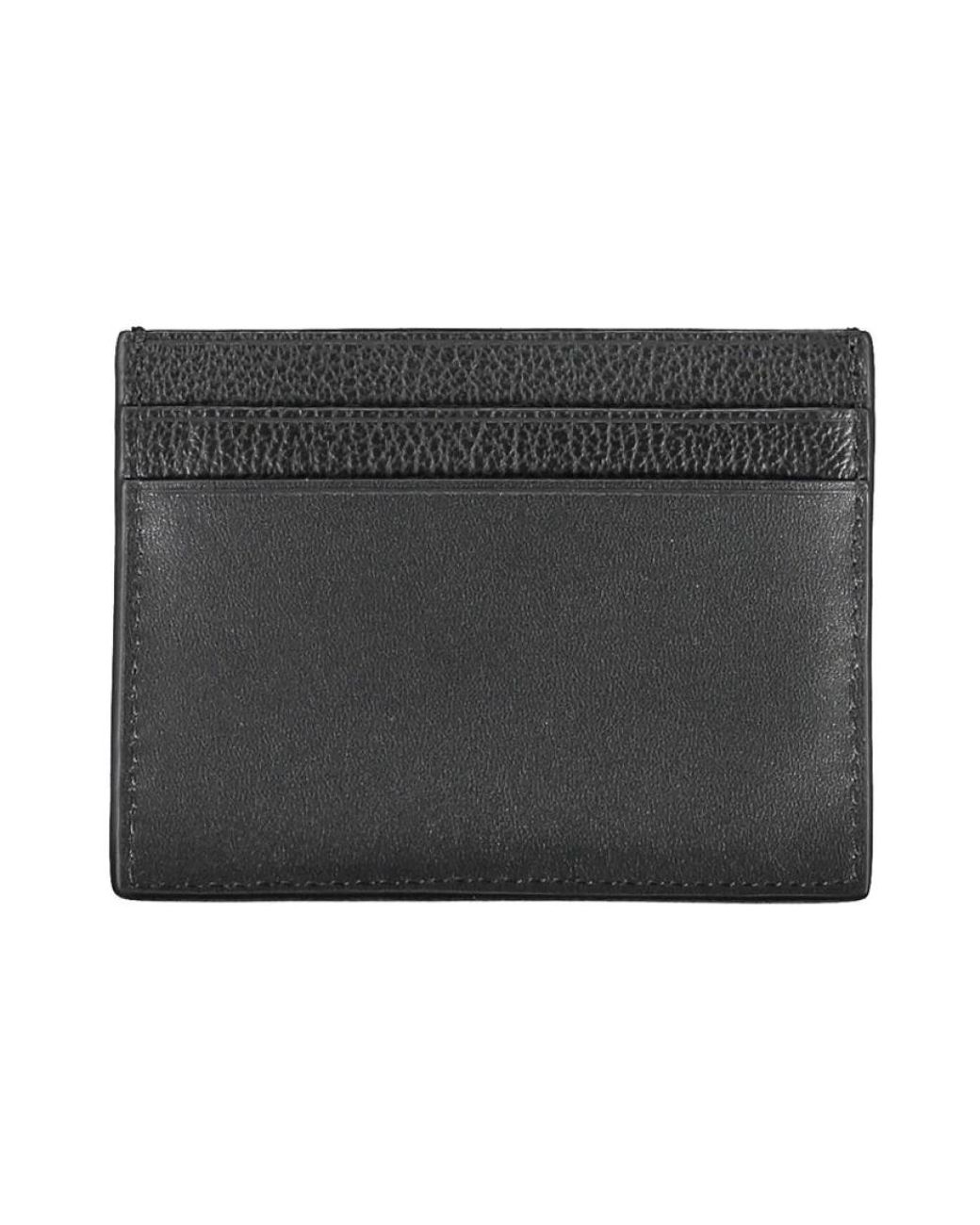 Calvin Klein Elegantes Kartenetui Aus Leder in Black für Herren