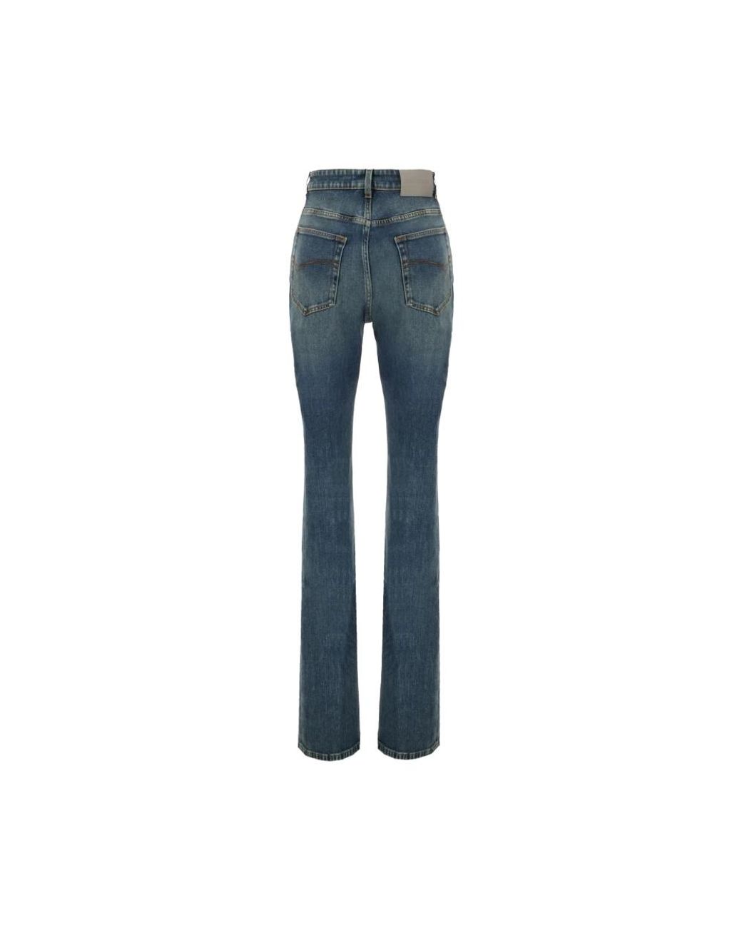 Balenciaga Blue Straight Fit Jeans