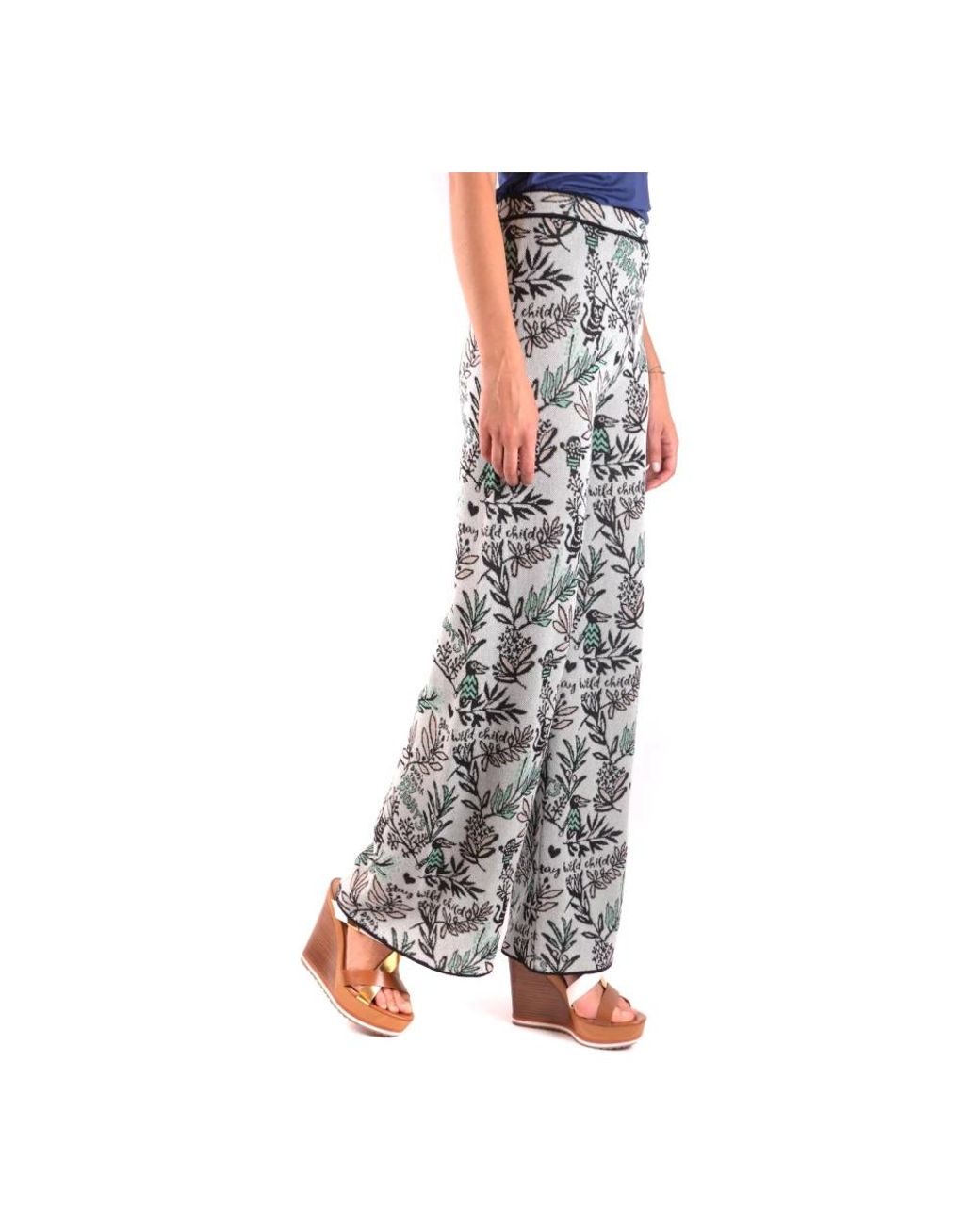 Missoni Gray Wide Trousers
